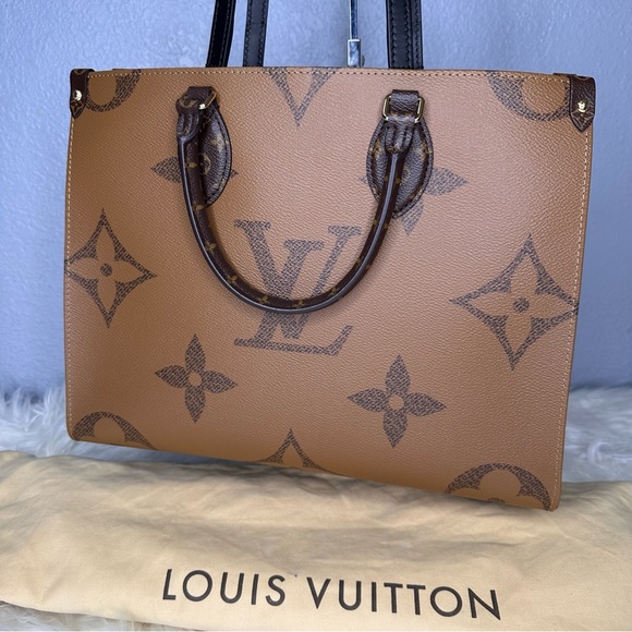 LOUIS VUITTON ON THE GO -MM Size in Monogram Reverse - Picture 10 of 16